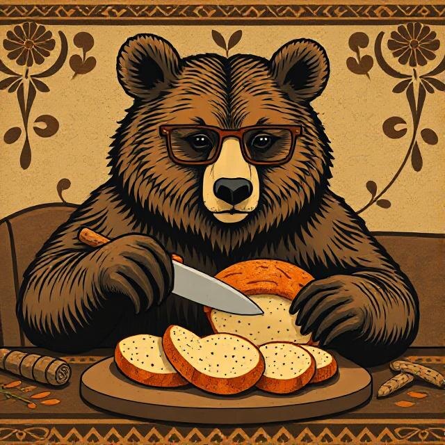 Мишка нарезает систему на микросервисы :)