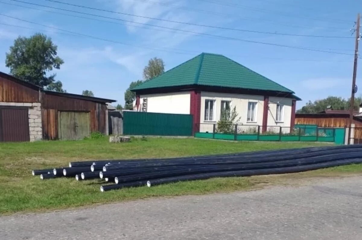    В селе на юге Красноярского края стартовал капитальный ремонт водопровода
