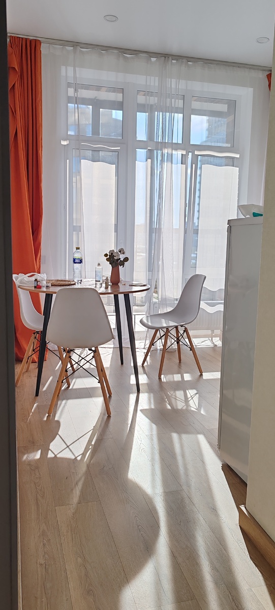 Кухня на съёмной квартире. 