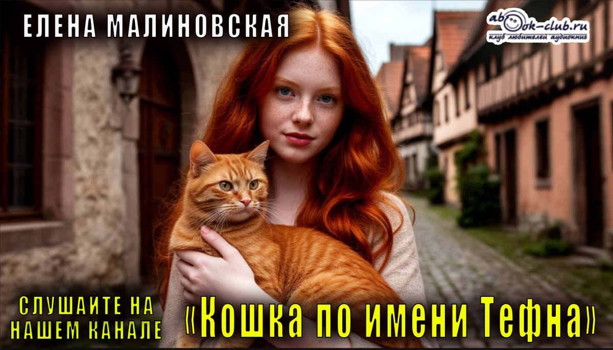 Слушайте аудиоцикл Елены Малиновской "Кошка по имени Тефна" в исполнении Веты