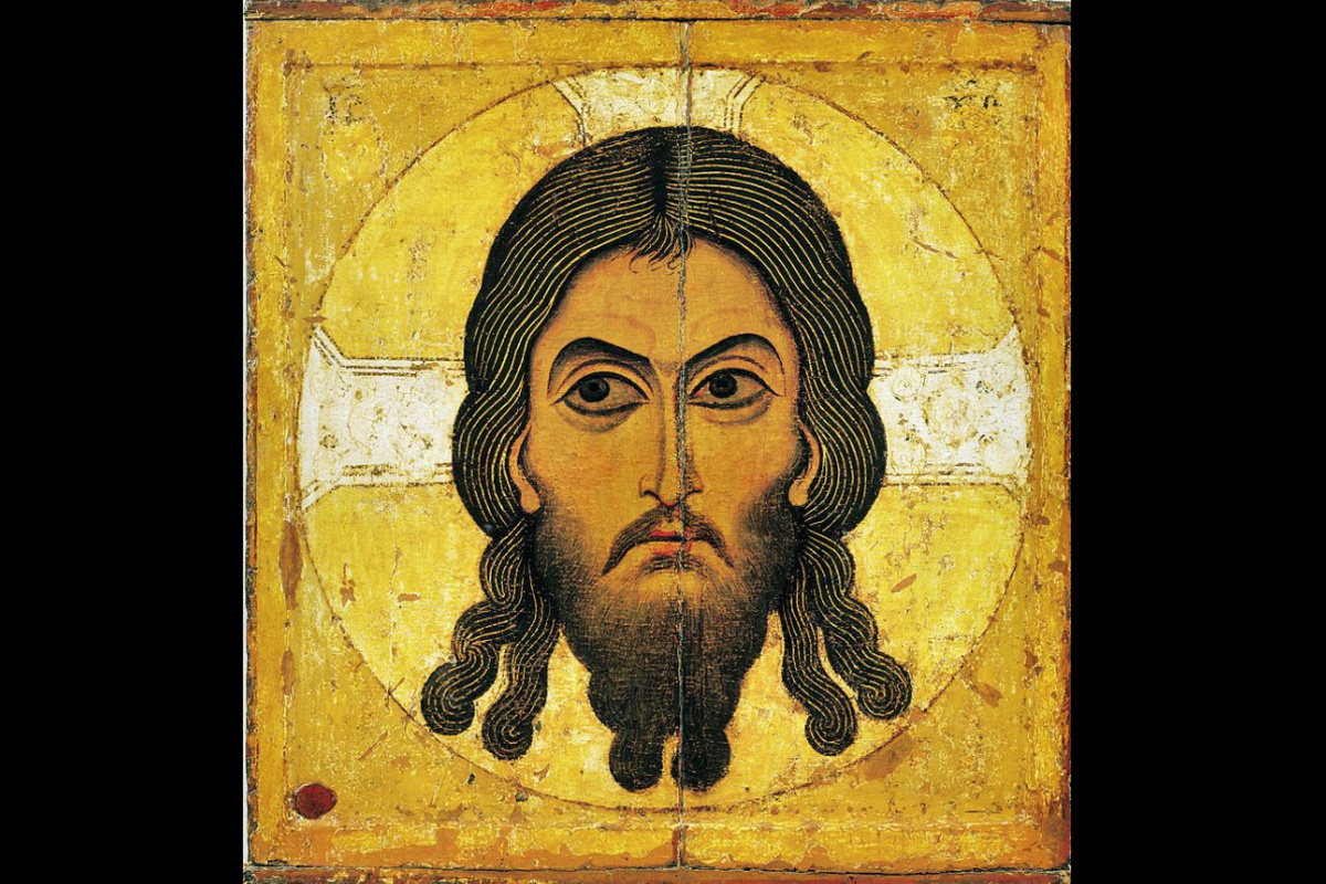 Образ Нерукотворный на новгородской иконе XII века. Фото: Wikipedia/Public Domain