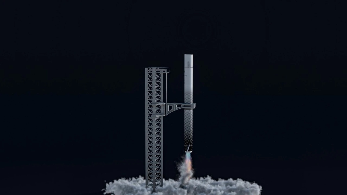 Система захвата первой ступени ракеты "Сюаньняо 1" 