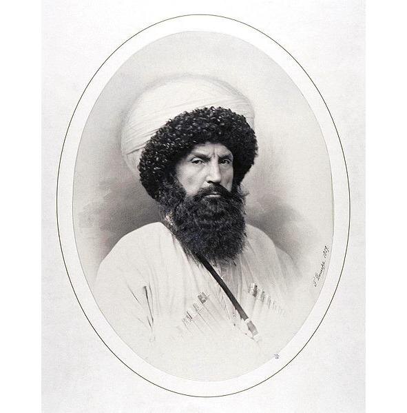 Портрет имама Шамиля. А. (Г.) И. Деньер (1820 — 1892)