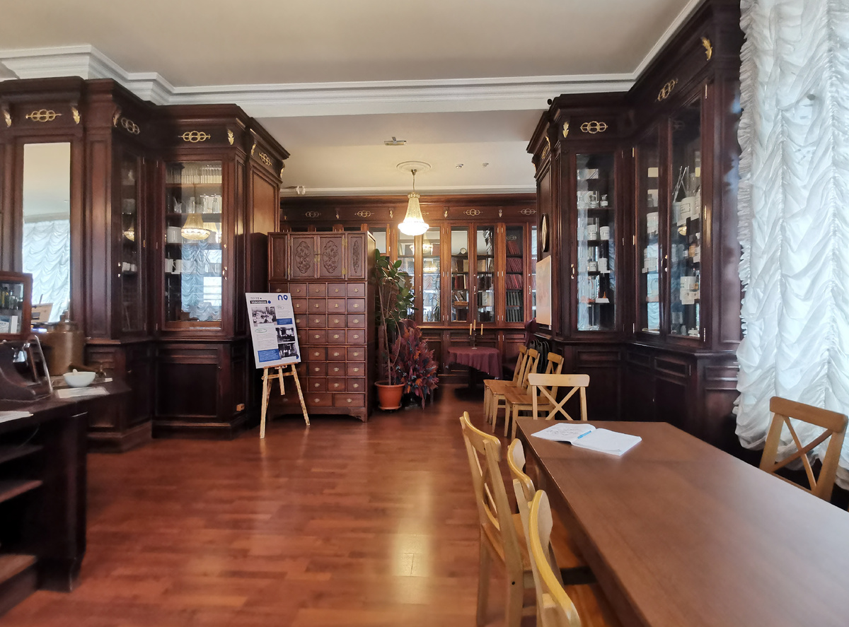 Аптека-музей доктора Пеля. Фото автора.