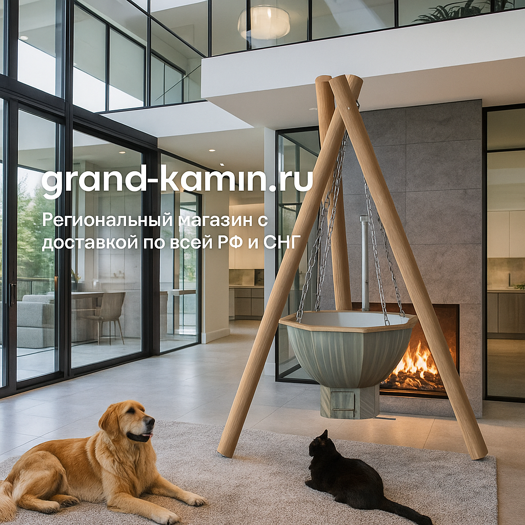    Банный чан 8 граней: откройте дверь в мир роскошного отдыха и здоровья с печью на бревнах от Сибирского завода Kamin