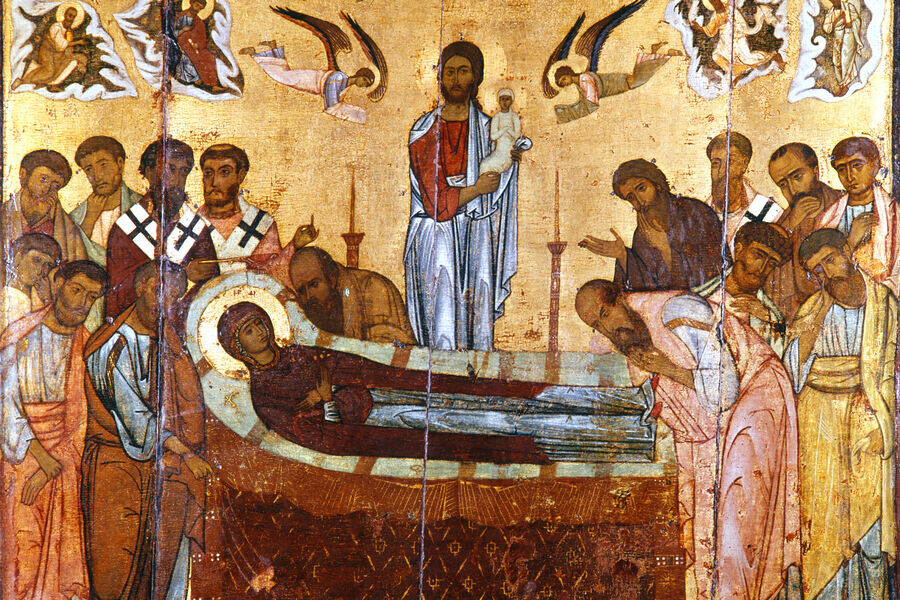 Репродукция иконы "Успение" (фото из открытых источников)