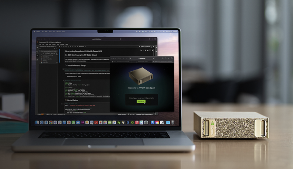 NVIDIA DGX Spark справа. Источник: https://www.nvidia.com/en-us/products/workstations/dgx-spark/