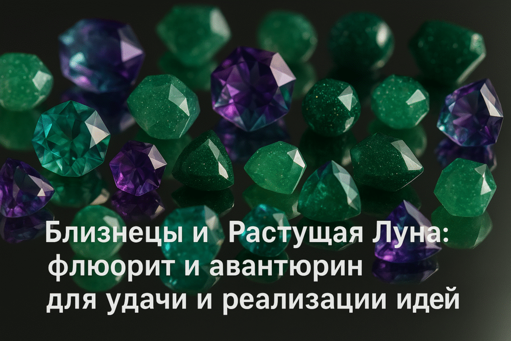    bliznecy-i-rastushhaya-luna-flyuorit-i-avantyurin-dlya-udachi-i-realizacii-idej Гороскоп Голосом