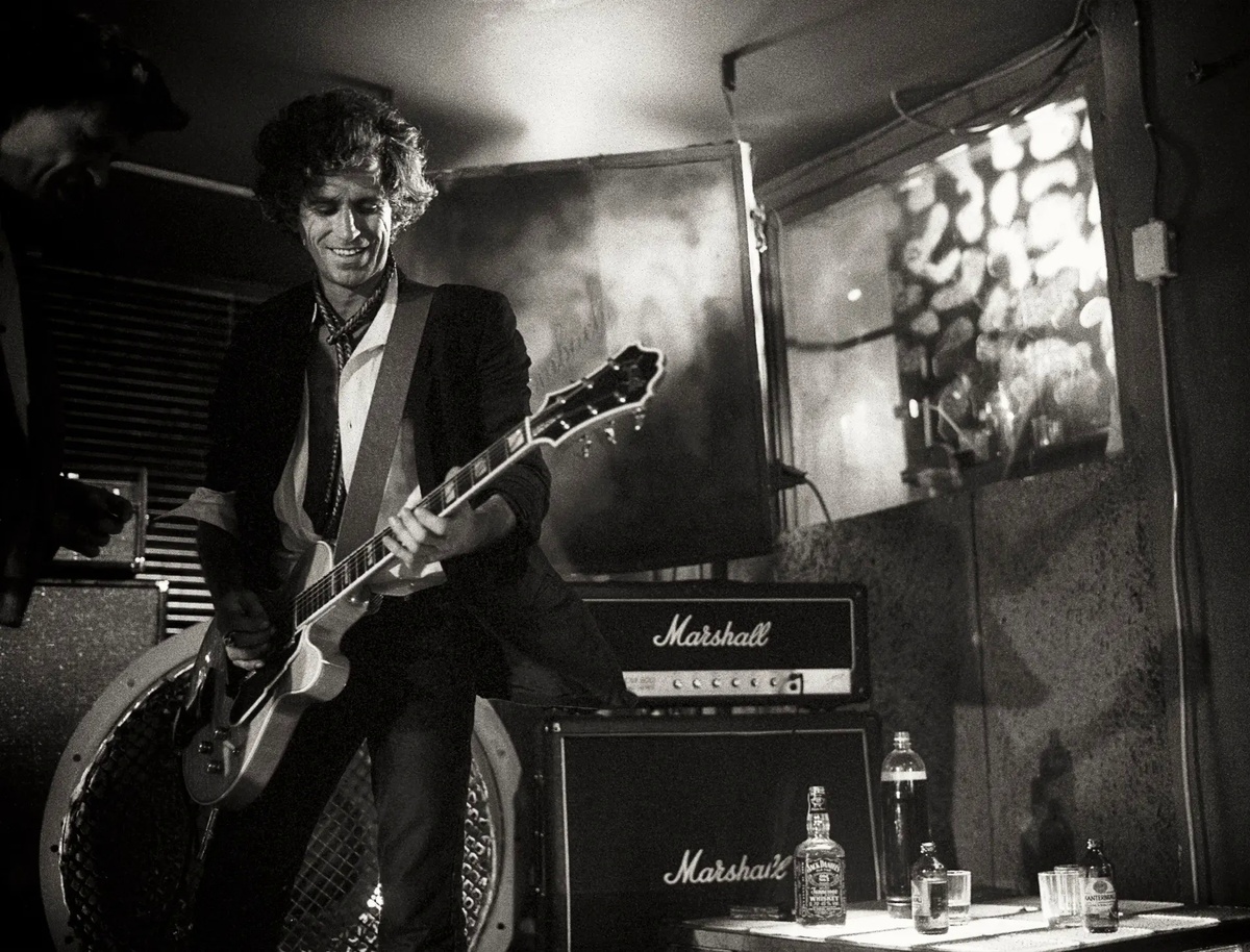 The Rolling Stones. Репетиции в городе Бостон, США. 1981 год. Фотограф Брайан Арис.