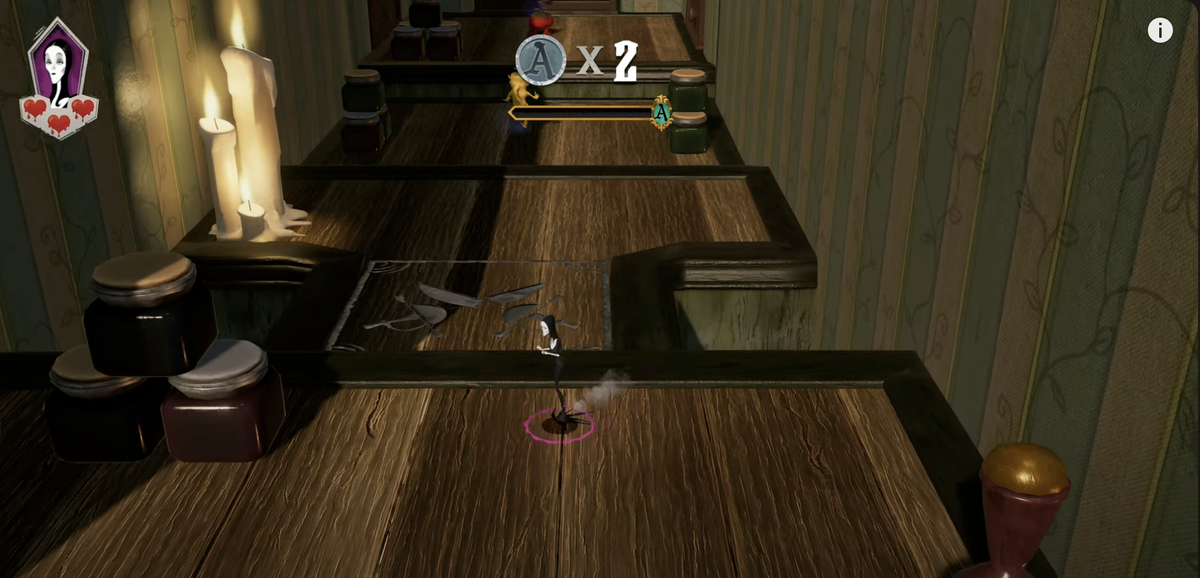 Скриншот игры The Addams Family: Mansion Mayhem Gameplay (аккаунт в YouTube Throneful)