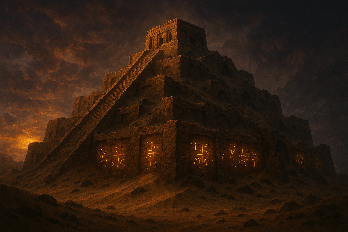 Заброшенный зиккурат — символ исчезнувшей цивилизации шумеров, оставившей больше вопросов, чем ответов.