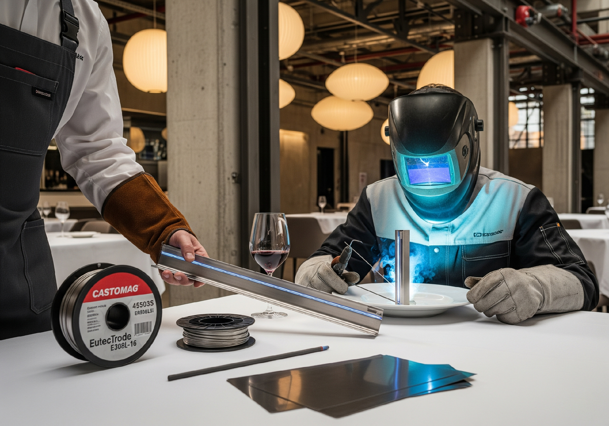 Грамотно пододбранные материалы для тонкой и ответственной работы с нержавеющей сталью дают правильный результат