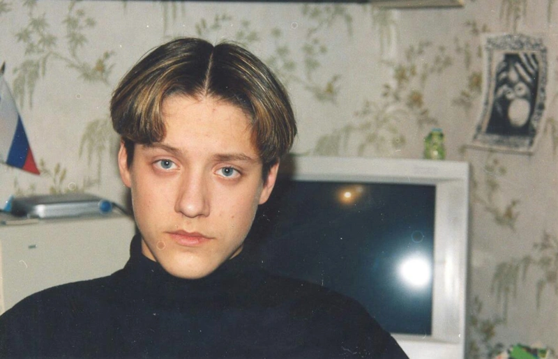 Роман Попов в молодости