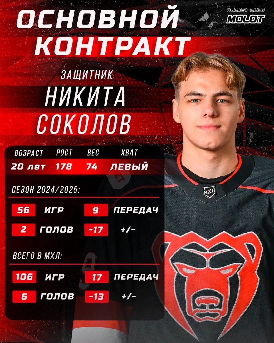    © ХК «Молот»