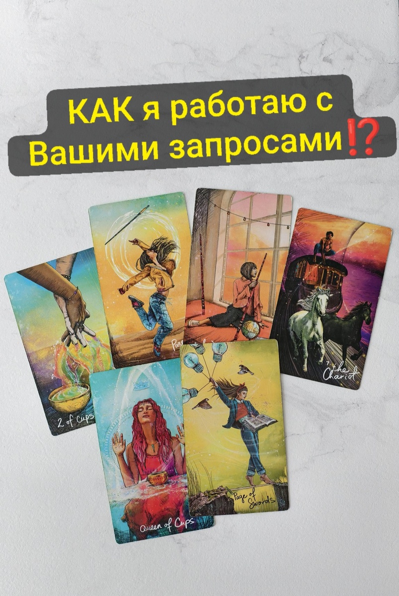 Пример моей работы с Вашими вопросами к Таро 