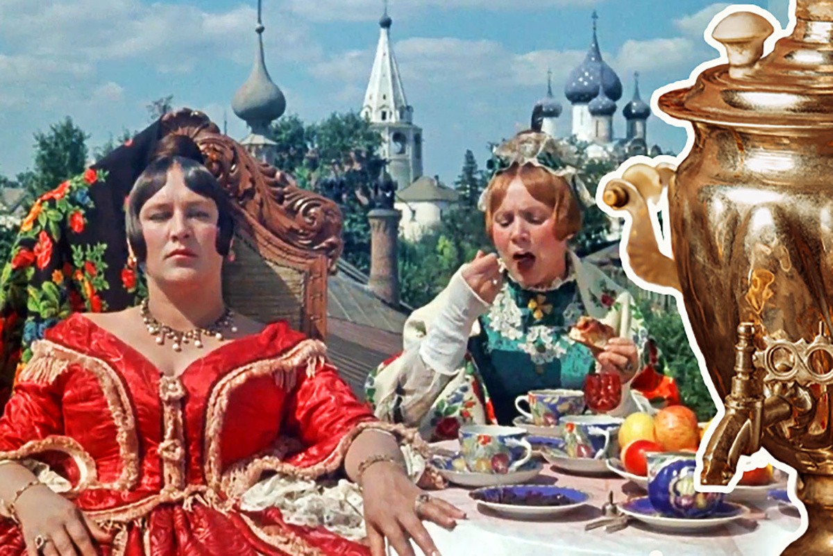 Кадр из фильма «Женитьба Бальзаминова». Для начала разговора и правильного настроения.