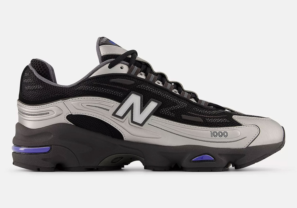 New Balance 1000 «Silver/Black/Concord» 