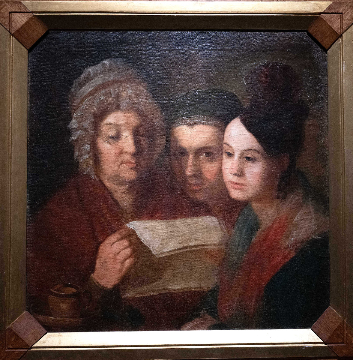 Неизвестный художник. Семья художника А.В.Ступина. Вторая четверть XIX в.