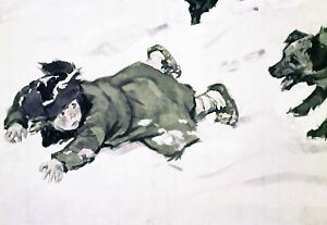 Иллюстрация художника Р. Былинской к рассказу "Филипок" 1961 год