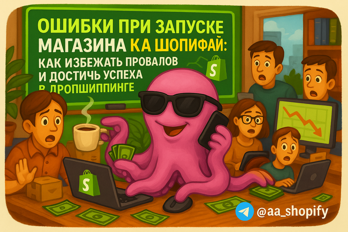    Ошибки при запуске магазина на Шопифай: как избежать провалов и достичь успеха в дропшиппинге aa_ecom