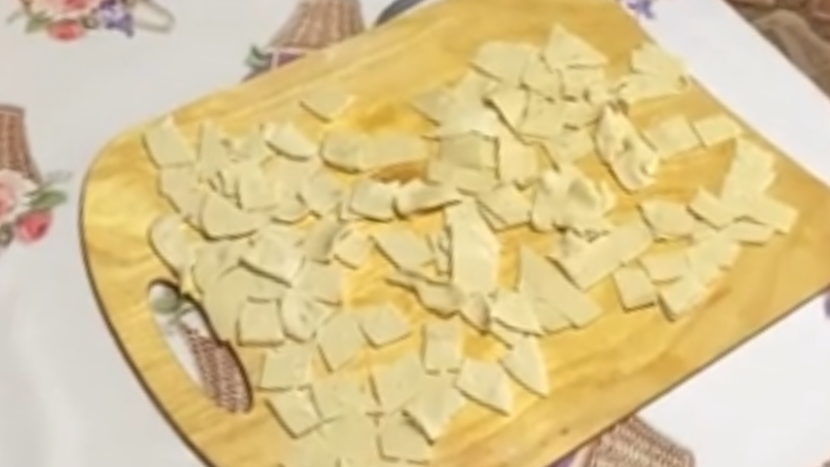  Сделала тесто для галушек 