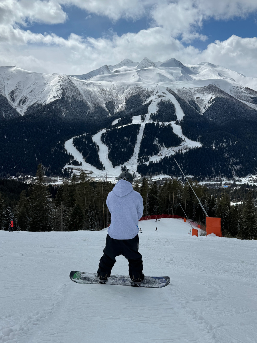 Сноубордист в Архызе 