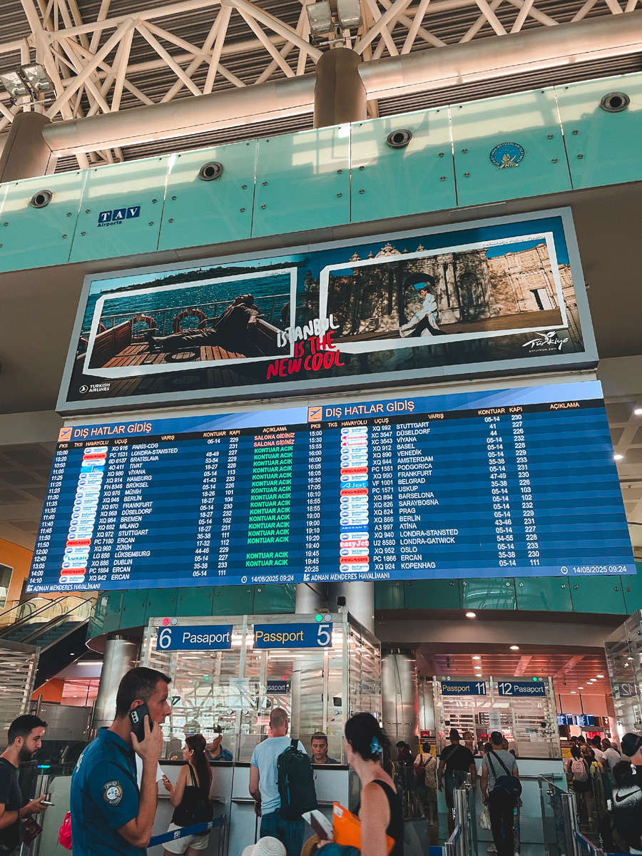 Сразу несколько авиарейсов в день отправляются из Измира в аэропорт Северного Кипра - Эрджан