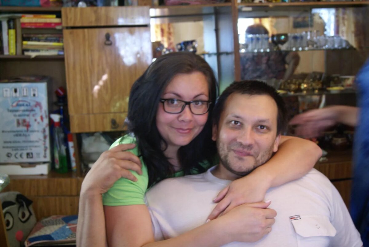 Я с любимым мужем))