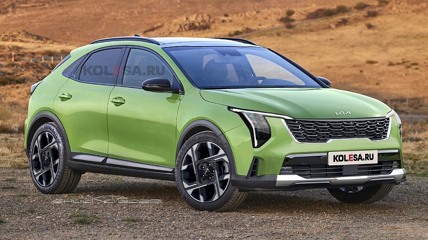    Рендер второго рестайлинга Kia XCeed
