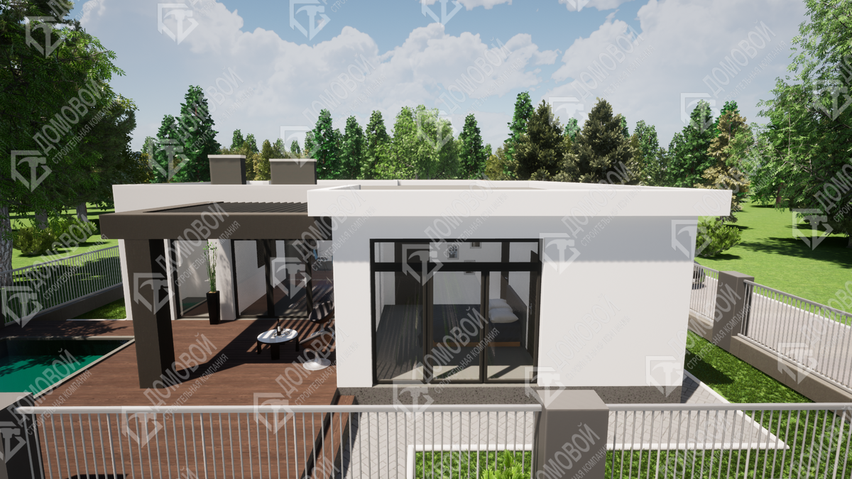 Проект разработан архитектором СК "Домовой" (г. Краснодар)