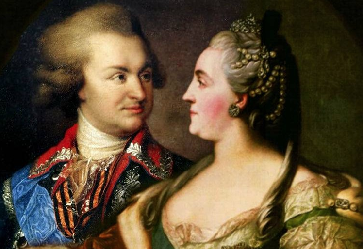 Граф Г,Г. Орлов и Екатерина II