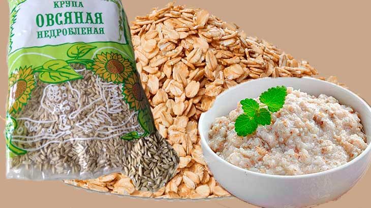 Овсяные хлопья. 