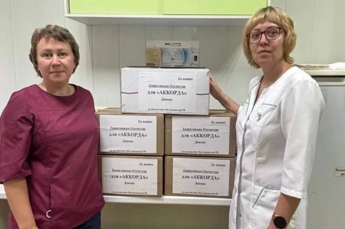    Медработники молчановской больницы отправили гуманитарный груз в зону СВО