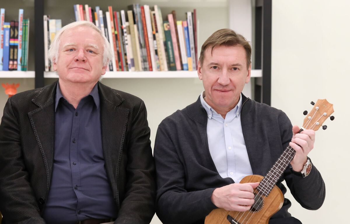 Сергей Еремеев и Сергей Светлов - гости Всероссийского фестиваля семейного чтения в РГДБ - Российской государственной детской библиотеке.