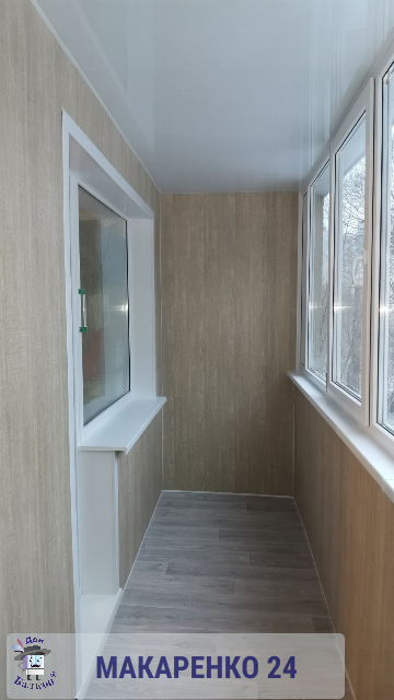 Отделка потолка на балконе от компании Дон Балкон +7 (342) 299-99-66	