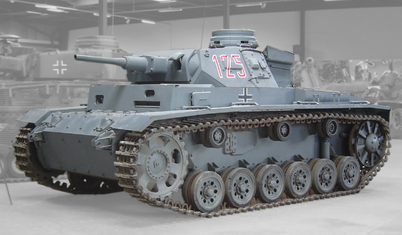 Pz.Kpfw.III Ausf.H — один из целого ряда моделей немецкой "тройки", который мог послужить в качестве базы для СУ-76и. Фотография в свободном доступе.