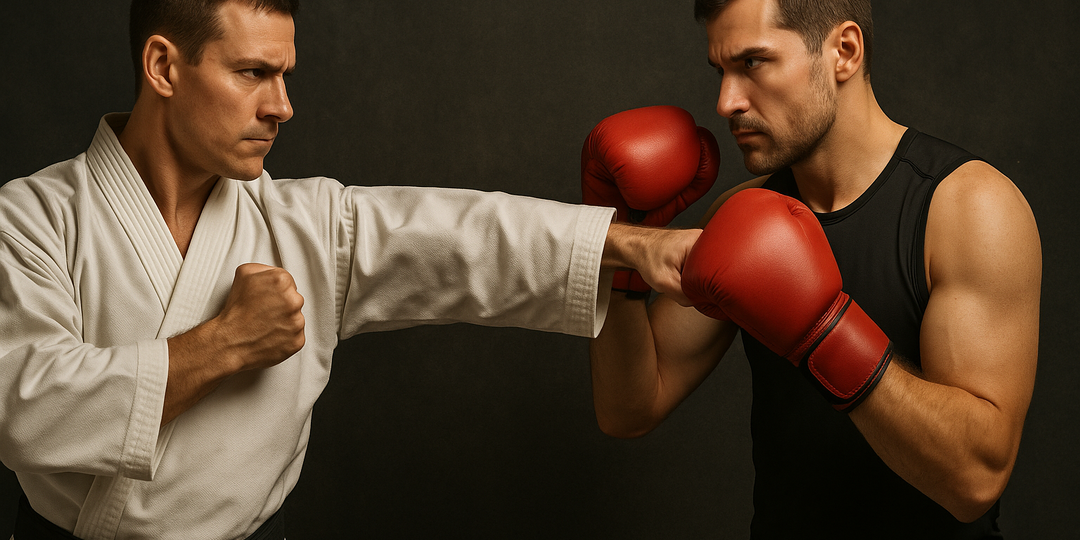 Сила удара каратиста против боксера. Кто победил?