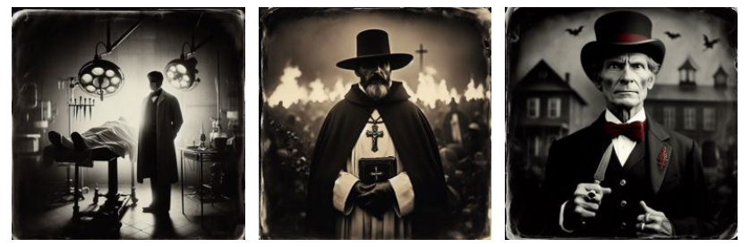 Иллюстрации к роману "Барон Семитьер: Мясорубка", из Дополнительных материалов