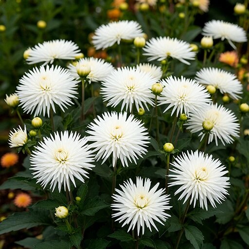   Игольчатые георгины Наталья Андросенкова