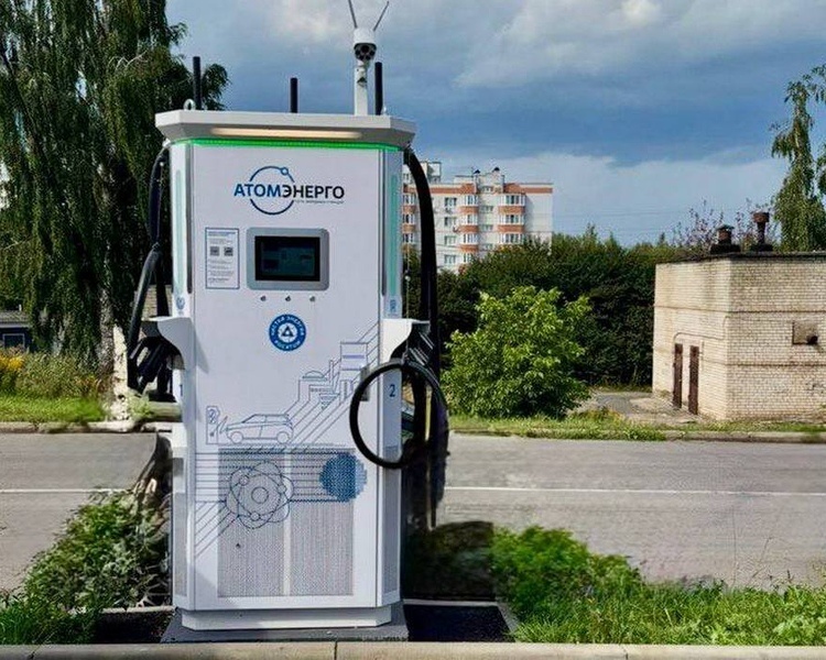     В Железногорске Курской области появились зарядные станции