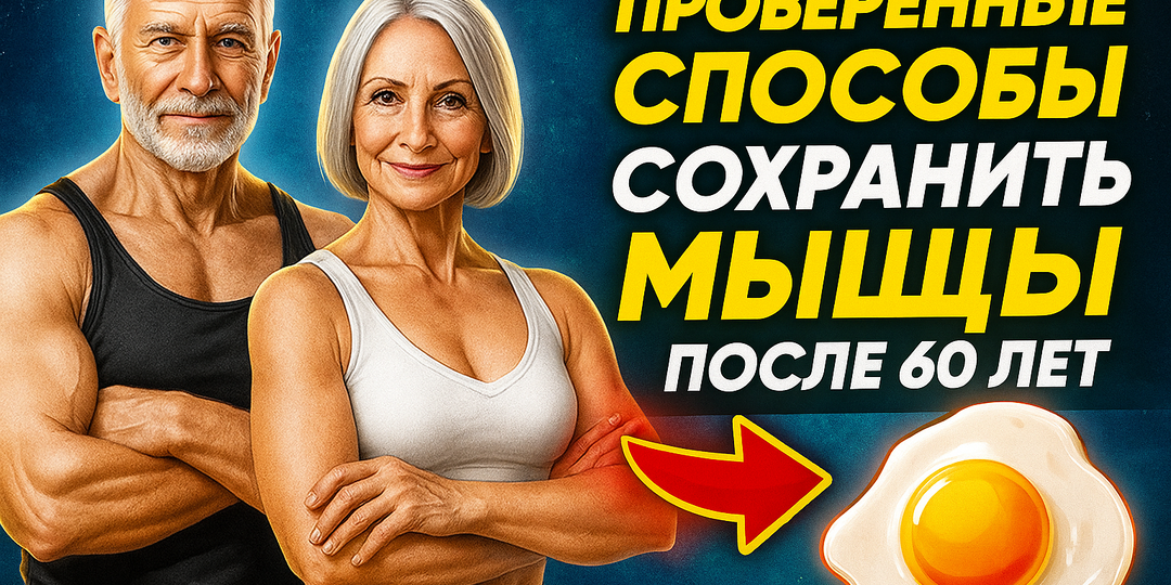 Не стареть телом: 9 проверенных способов сохранить силу и мышцы после 60 лет