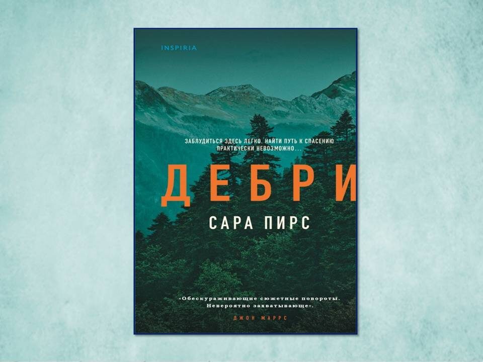 «Дебри» Сара Пирс. Изд: Inspiria, стр 384. Картинка подготовлена автором