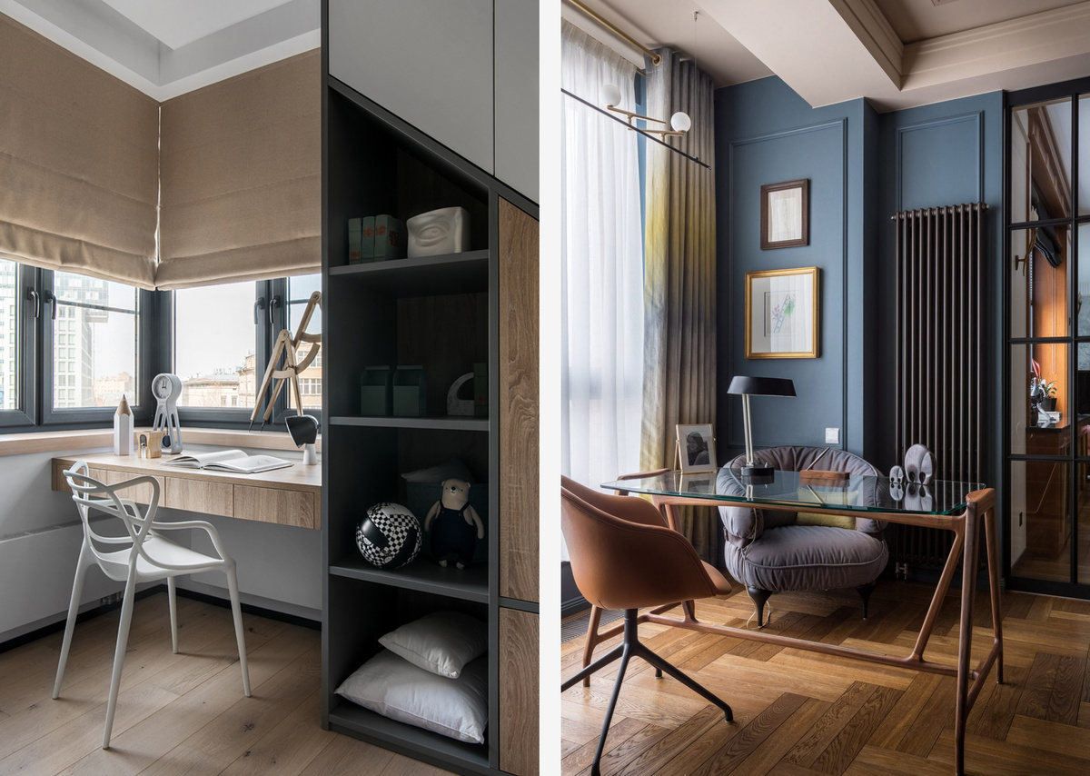 Проекты Decortier для рабочих пространств и кабинетов