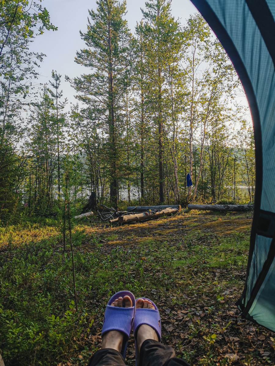 Стоянка на оз. Окуневое