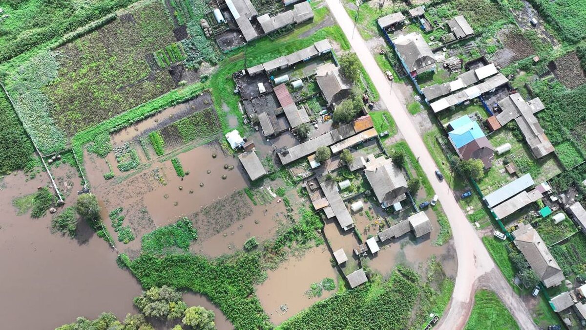     13 домов затопило в поселке Солгон Ужурского округа