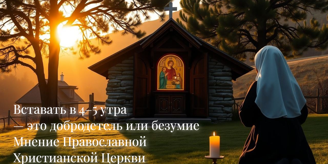Вставать в 4–5 утра — это добродетель или безумие? Мнение Православной Христианской Церкви