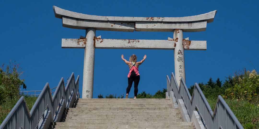 Взморье — японские ворота Тории на Сахалине
