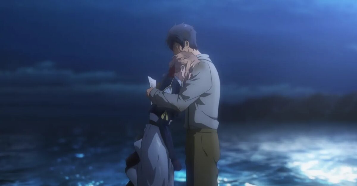 Кадр из аниме «Вайолет Эвергарден»   📷