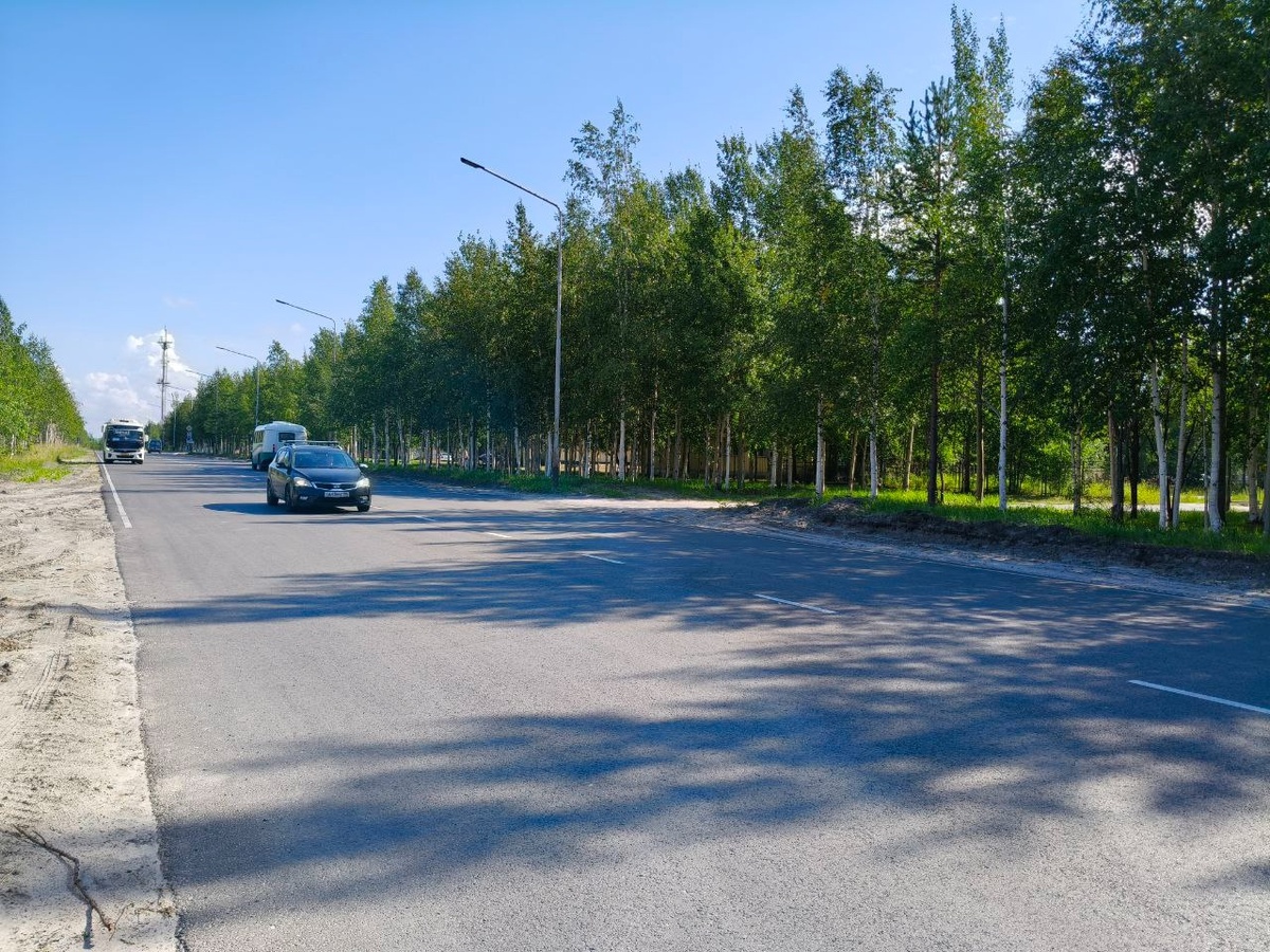    Ремонт дороги по улице Новая в Радужном подходит к финалу