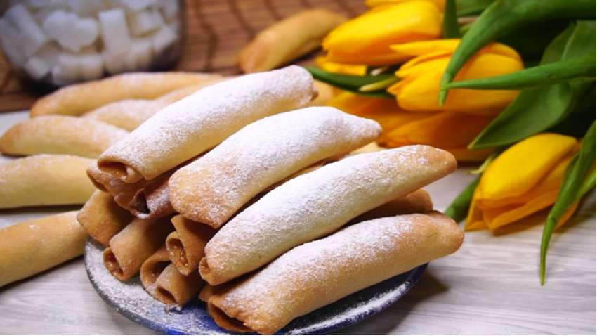 Любишь вкусненькое к чаю? Тогда этот рецепт станет твоим фаворитом. Печенье «Бармак», не нужны ни сода, ни разрыхлитель, ни дрожжи.